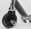 Самокат трюковий Best Scooter «WARRIOR» Т-30401 срібний, HIC-система, пеги, AL диск та дека, колеса PU Ø120mm, ширина керма - 58 см фото westvelo.com