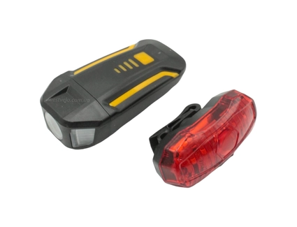 Фара з сигнал + мигалка на usb зарядку XK-008-1