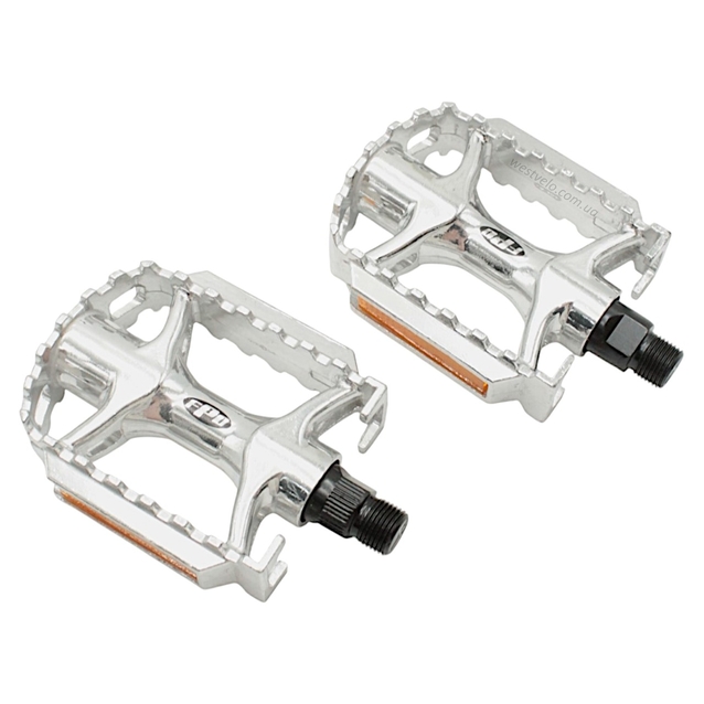 Педалі алюміній FPD-979, нікельні (Тайвань) фото westvelo.com
