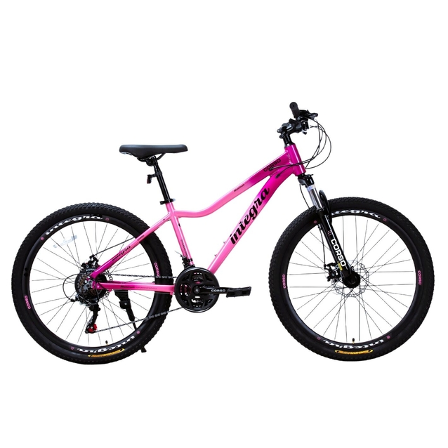 Велосипед 26 AL Corso «INTEGRA» NG-26641 алюміній 15", (к-т SHIMANO) рожевий фото westvelo.com