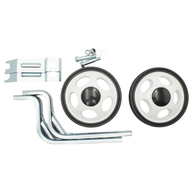 Бокові дитячі колеса (Ø 12-20) пластмасові LUMARI HR20 білі фото westvelo.com