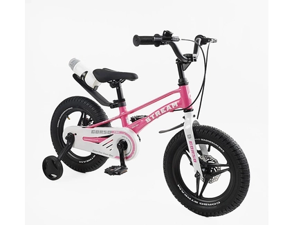 Дитячий велосипед 14 MG Corso «STREAM» SM-60180, магнієва рама, рожевий