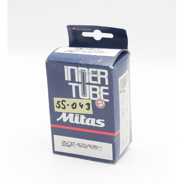 Камера турист 28. довгий ніпель AV 48mm MITAS (25/37-622/635) фото westvelo.com