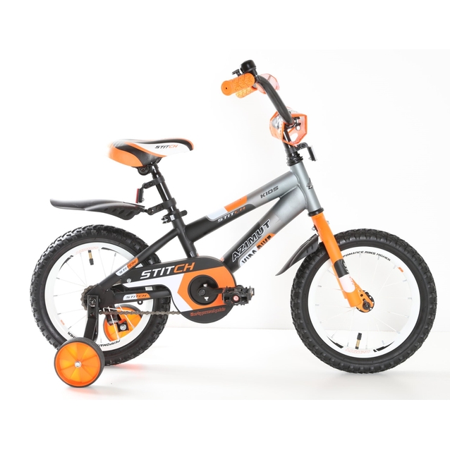 Дитячий велосипед 12 Mustang «STITCH» 009 помаранчево-сірий