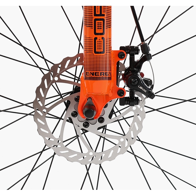 Велосипед 26 ST Corso «ENERGY» EN-26049 сталь 13", (к-т SHIMANO) чорно-помаранчевий фото westvelo.com