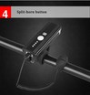 Фара usb + сигнал StVZo HJ-062 з датчиком світла, AL корпус 300 LM . Type C фото westvelo.com