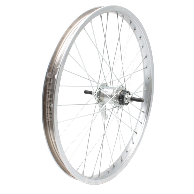 Колесо 20 зад, обід нікель, спиця 2мм, вт. Falcon + к-т фото westvelo.com