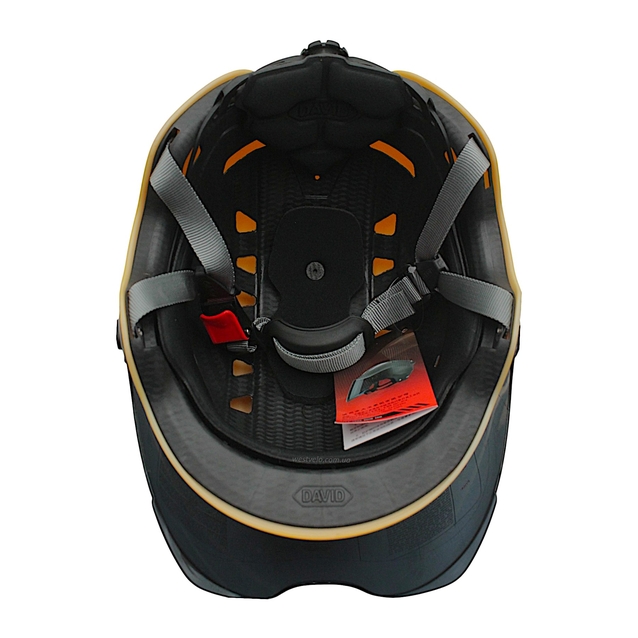 Мото шолом підлітковий, відкритий (M‑XL) "DAVID" 315C, жовтий глянцевий (ABS) фото westvelo.com