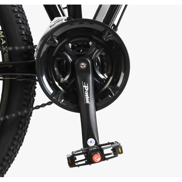 Велосипед 29 AL Corso «MADMAX» MX-29044 алюміній 19", (к-т гідравліка SHIMANO) чорно-салатовий фото westvelo.com