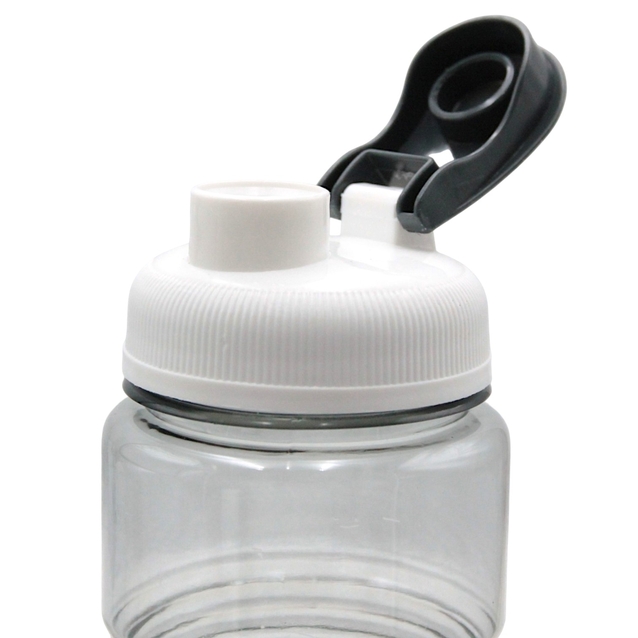 Фляга 650 ml харч.пластик, сіра фото westvelo.com