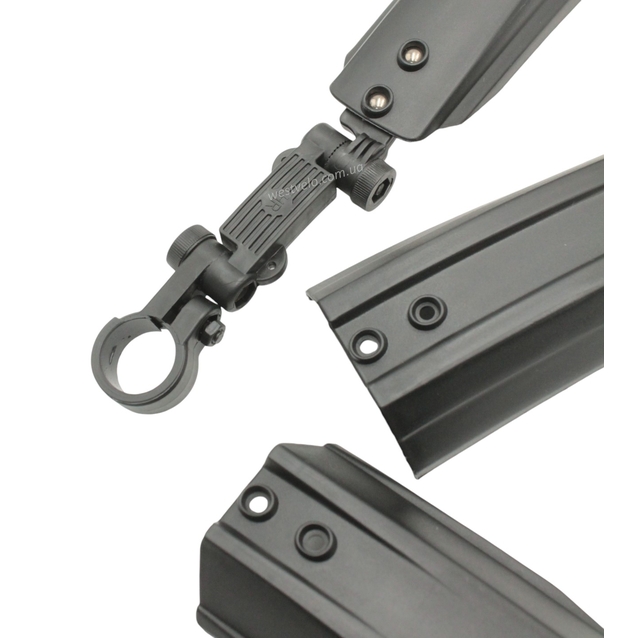 Крила пластик 24-26 кріпл. труба сідла, з 3-х частин, черв. катафот (Тайвань)040 фото westvelo.com