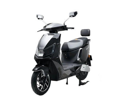Електроскутер Garow «SOLANO» CR-530690, двигун 2500W, акумулятор 72V 30Ah літій-залізо-фосфатний, чорний, колеса 12/10"