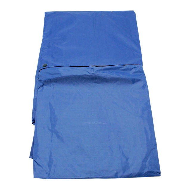 Плащ-дощовик для їзди на скутері, (для двох) синій XXL фото westvelo.com