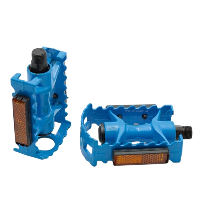 Педалі алюміній №07 сині фото westvelo.com