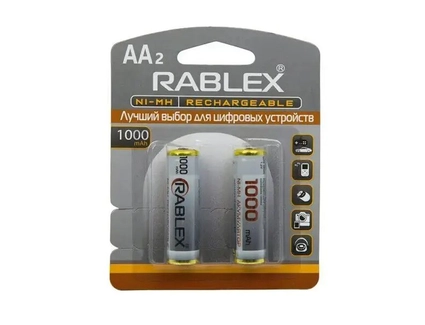 Батарейки акумуляторні Rablex HR06 1000mAh АА (2шт.)