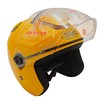 Мото шолом, відкритий (L 59-60) "DAVID" D018 жовтий глянцевий фото westvelo.com