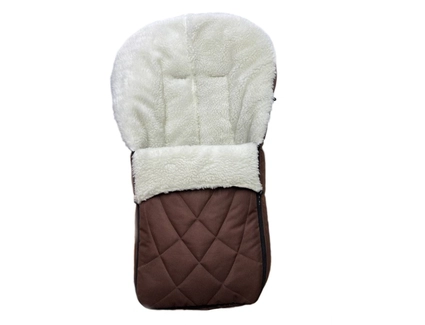 Конверт на хутрі коричневий