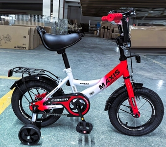 Дитячий велосипед 12 ST Corso «MAXIS» MX-30625 біло-червоний