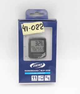 Велокомп'ютер BBB BCP-35W "NanoBoard" чорно-сірий, безпровідний (11 functions)