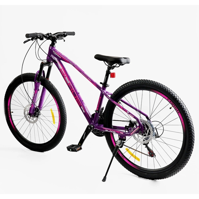 Велосипед 26 AL Corso «BLADE» BD-26228 алюміній 13", (к-т SHIMANO) фіолетово-чорний фото westvelo.com