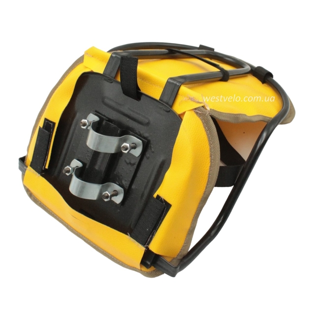 Крісло дитяче метал. на чоловічу раму, жовтий фото westvelo.com