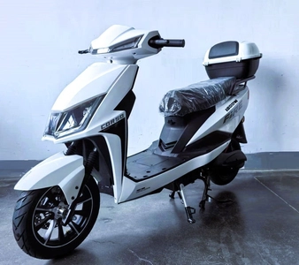 Електроскутер Corso «FIRE» FR-100699, двигун 1800W, акумулятор 72V/32Ah графеновий, білий, колеса 12/10" + 1 ящик. акум