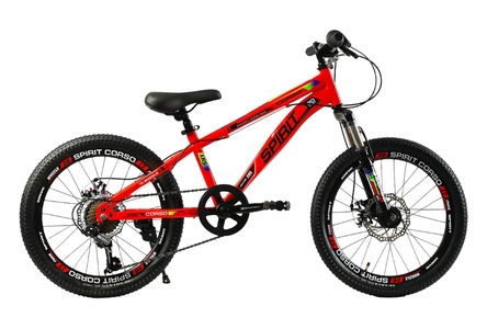 Велосипед 20 ST Corso «SPIRIT» TK 20697 сталь 12", (к-т SHIMANO) червоний