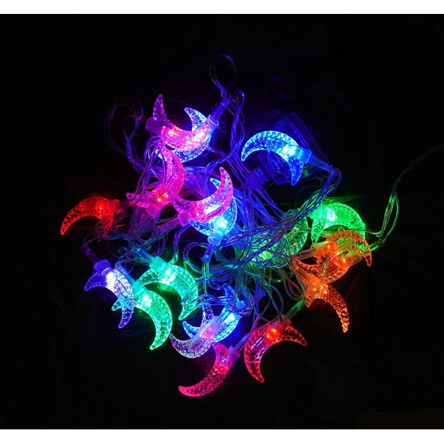 Гірлянда 5м, 20 лампочок, 4 вида, мультикольорове світло, подовжувач, 220V (С 54327) фото westvelo.com