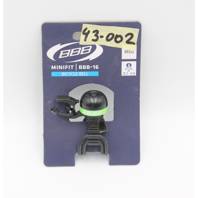 Дзвінок "Пінь-Пінь" ВВВ-16 "MiniFit" чорно-зелений фото westvelo.com