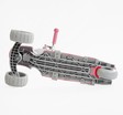 Самокат 5в1 Best Scooter P-63700, колеса PU 120х90mm зі світлом, сіро-рожевий