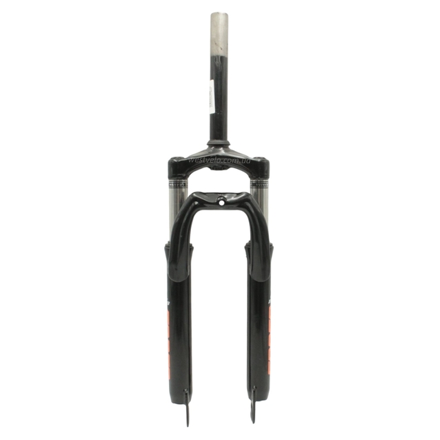 Вилка 24 аморт. безрізьб CORSO, чорна, disk, шток Ø28.6 L-200mm фото westvelo.com