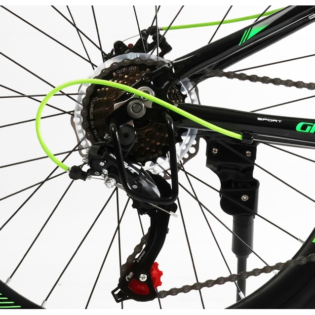 Велосипед 24 AL Corso «GRAVITY» GR-24558 алюміній 12", (к-т SHIMANO) салатовий фото westvelo.com