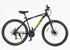 Велосипед 29 AL Corso «DARK-X» DX-29306 алюміній 19", (к-т SHIMANO) темно синьо-жовтий фото westvelo.com