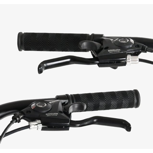 Велосипед 26 ST Corso «INTENSE» NT-26717 сталь 13", (к-т Saiguan) чорно-салатовий фото westvelo.com