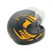 Мото шолом, закритий (XS 53-54) F2 "Speed", чорно-жовтий матовий (825-1) фото westvelo.com