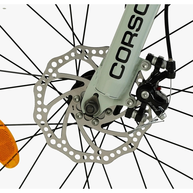 Велосипед 20 MG Corso «NEXT» NX-20426 магній 11.5", (к-т SHIMANO) м'ятно-білий фото westvelo.com