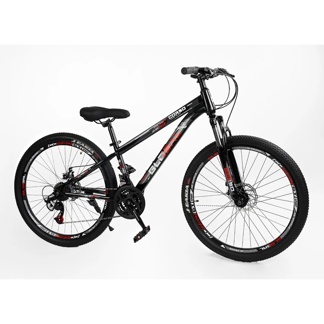 Велосипед 26 ST Corso «GLOBAL» GL-26608 сталь 13", (к-т Saiguan) чорний фото westvelo.com