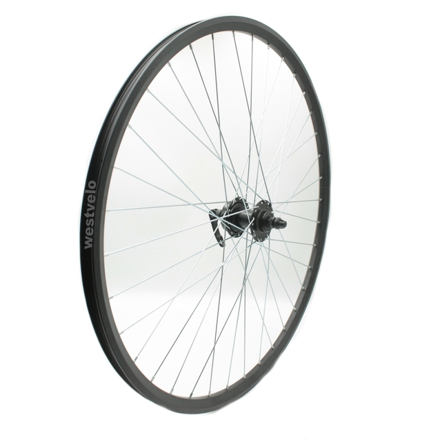 Колесо 28-29 перед, обід 2-ний чорний дисковий, втулка Xijieer, диск 6 болтів,ексцентрик фото westvelo.com