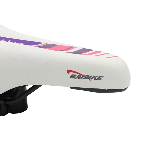 Сідло мтв BAISIKE Fashion 545, біло-фіолетове фото westvelo.com