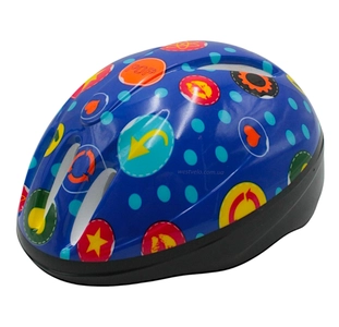 Вело шолом "TK Sport" 599 (53см) синій, POP