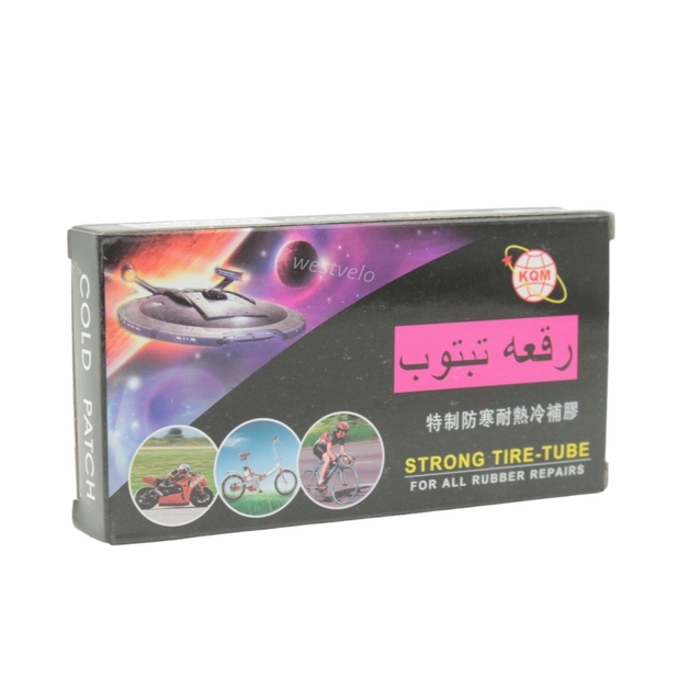 Латки + клей RS 36 круглі (чорні) фото westvelo.com