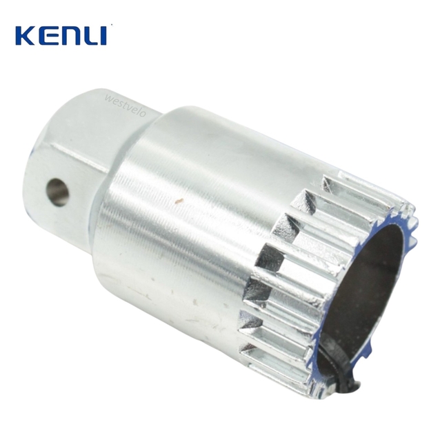 Ключ-знімач картриджа на квадратний вал нікель, Kenli KL-9706B фото westvelo.com