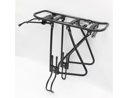 Багажник універсальний алюмінієвий чорний 26-29 під дискові гальма