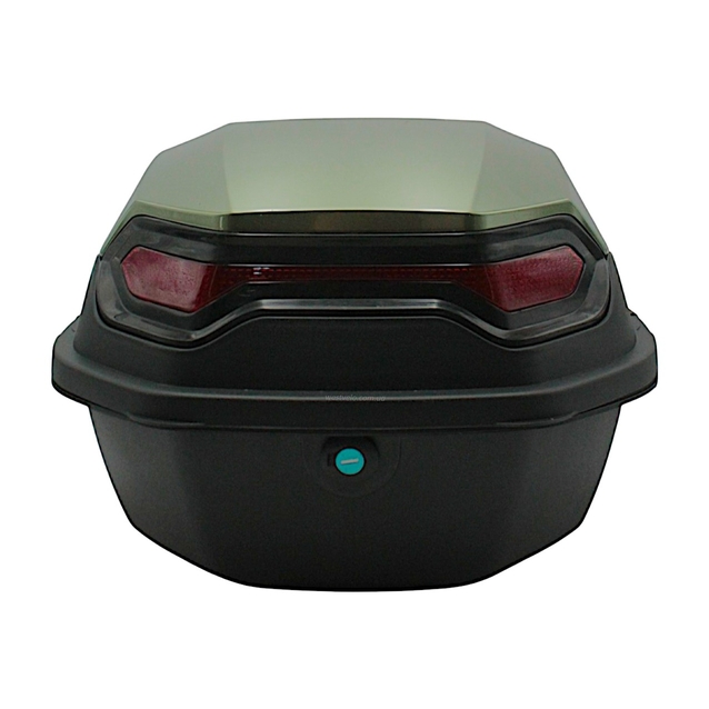 Кофр (багажник) для мотоцикла задній PRC (41×41×29) оливково-чорний фото westvelo.com