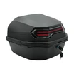 Кофр (багажник) для мотоцикла задній ROBIK 48 (400х400х280) 26L чорний матовий з катафотом фото westvelo.com