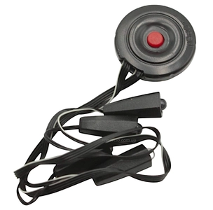 Габарит задній червоний JY-389 на рюкзак на шолом на батарейках