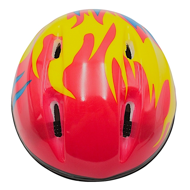 Вело шолом "TK Sport" 606 (55см) червоний "Полум'я" фото westvelo.com