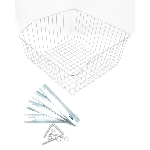 Кошик металевий на багажник Харків оцинкований фото westvelo.com