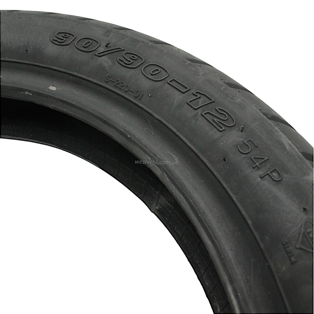 Покришка "12" 90/90-12 Б/К DELI TIRE Індонезія (220) напів-слік TL фото westvelo.com