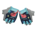 Рукавиці дитячі "М" cиньо-блакитні ДИНОЗАВРИК фото westvelo.com